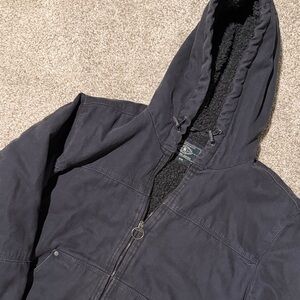 G.H. Bass & Co. Men's Dark Gray Hooded Jacket